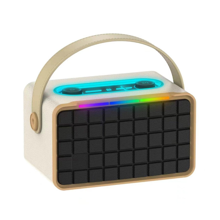 NewRixing NR8801 15W Portable Outdoor Bluetooth Speaker TWS Stereo Speaker(khaki) - Desktop Speaker by NewRixing | Online Shopping UK | buy2fix