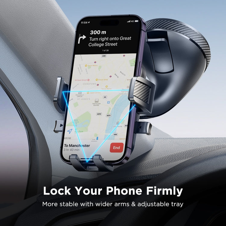 JOYROOM JR-OK6 Car Windshield Phone Holder(Black) - Universal Car Holders by JOYROOM | Online Shopping UK | buy2fix