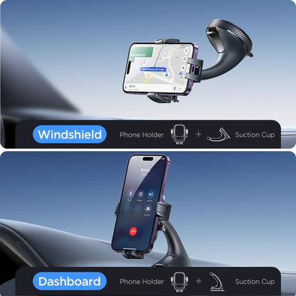 JOYROOM JR-OK6 Car Windshield Phone Holder(Black) - Universal Car Holders by JOYROOM | Online Shopping UK | buy2fix