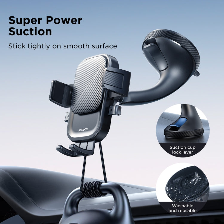JOYROOM JR-OK6 Car Windshield Phone Holder(Black) - Universal Car Holders by JOYROOM | Online Shopping UK | buy2fix