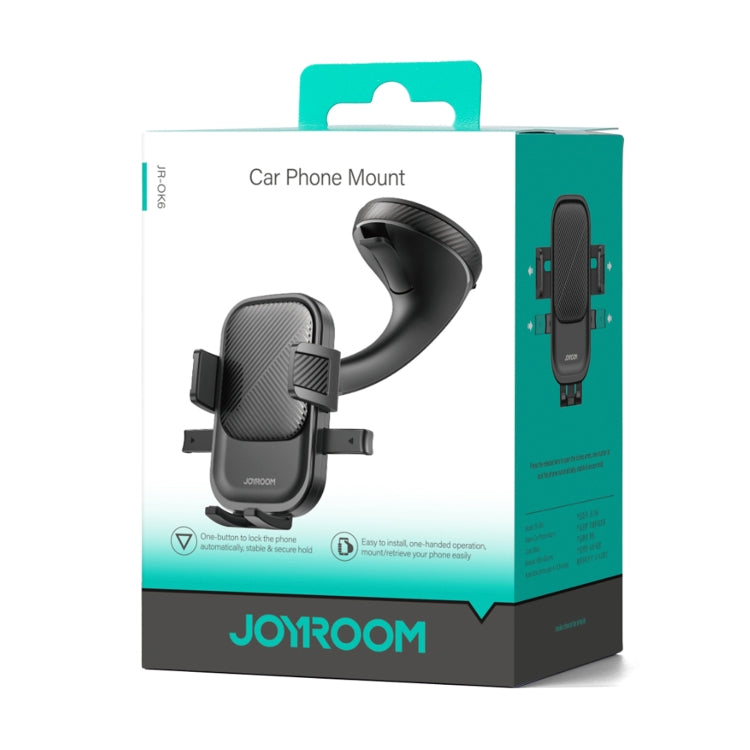 JOYROOM JR-OK6 Car Windshield Phone Holder(Black) - Universal Car Holders by JOYROOM | Online Shopping UK | buy2fix
