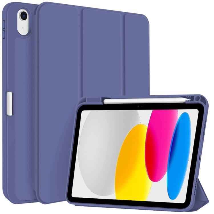 For iPad 2025 / 2022 3-fold TPU Smart Leather Tablet Case with Pen Slot(Royal Blue) - iPad 2025 / 2022 Cases by buy2fix | Online Shopping UK | buy2fix