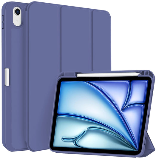 For iPad Air 11 2025 / 2024 3-fold TPU Smart Leather Tablet Case with Pen Slot(Royal Blue) - iPad Air 11 2025 / 2024 Cases by buy2fix | Online Shopping UK | buy2fix