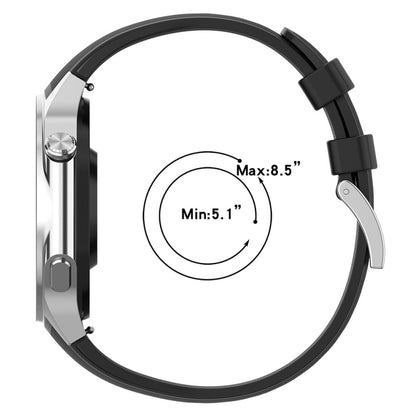 For OPPO Watch X2 Vertical Texture Silicone Watch Band(White) - Watch Bands by buy2fix | Online Shopping UK | buy2fix