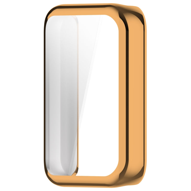 For Honor Band 9 Full Coverage TPU Electroplated Watch Protective Case(Rose Gold) by buy2fix