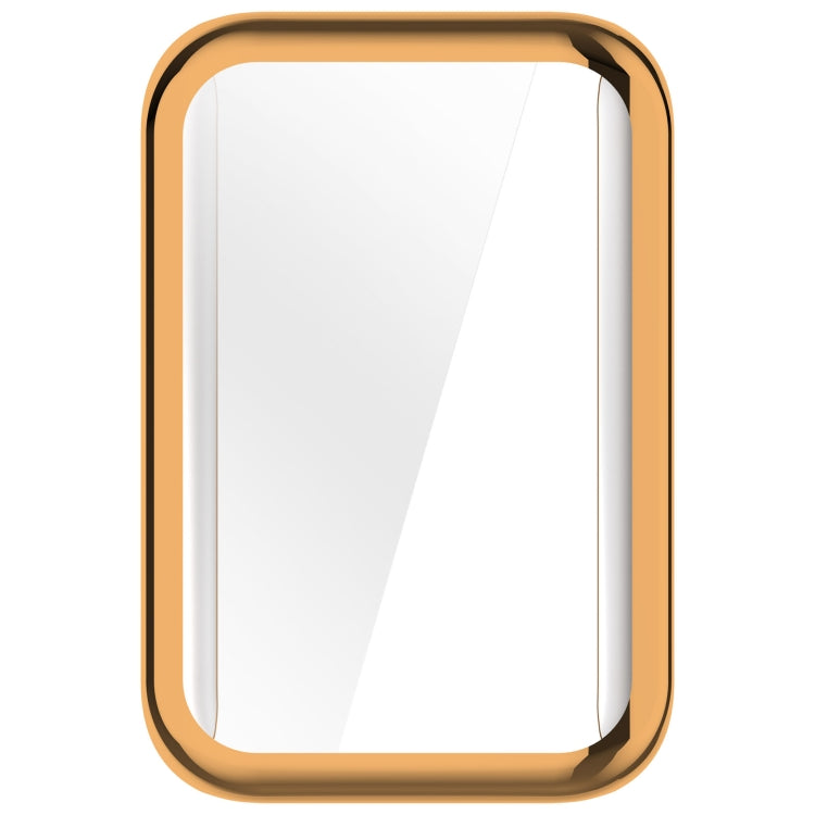 For Honor Band 9 Full Coverage TPU Electroplated Watch Protective Case(Rose Gold) by buy2fix