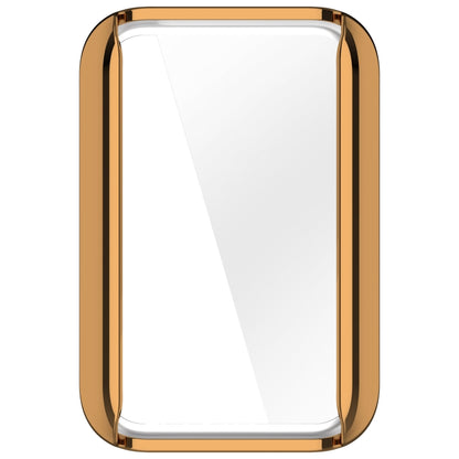 For Honor Band 9 Full Coverage TPU Electroplated Watch Protective Case(Rose Gold) by buy2fix