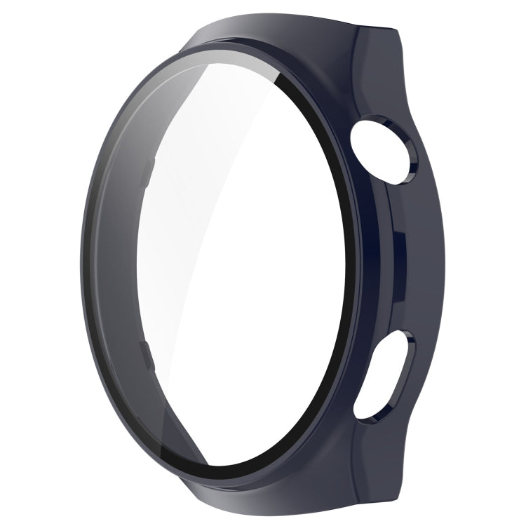 For Huawei Watch 4 Pro Space Edition PC + Curved Glass Film Integrated Watch Protective Case(Ink Blue) by buy2fix