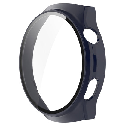 For Huawei Watch 4 Pro Space Edition PC + Curved Glass Film Integrated Watch Protective Case(Ink Blue) by buy2fix