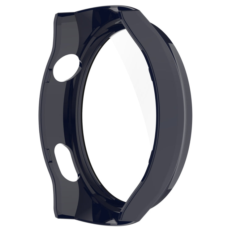 For Huawei Watch 4 Pro Space Edition PC + Curved Glass Film Integrated Watch Protective Case(Ink Blue) by buy2fix