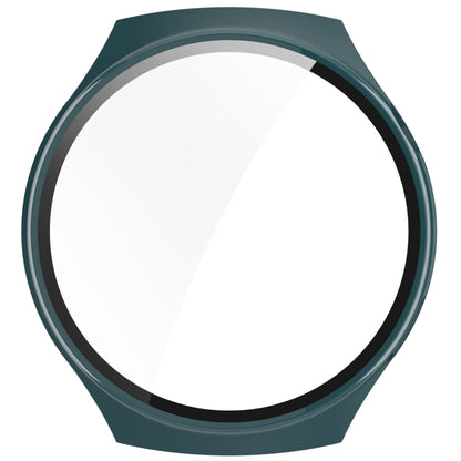 For Huawei Watch 4 Pro Space Edition PC + Curved Glass Film Integrated Watch Protective Case(Pine Green) by buy2fix