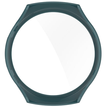 For Huawei Watch 4 Pro Space Edition PC + Curved Glass Film Integrated Watch Protective Case(Pine Green) by buy2fix