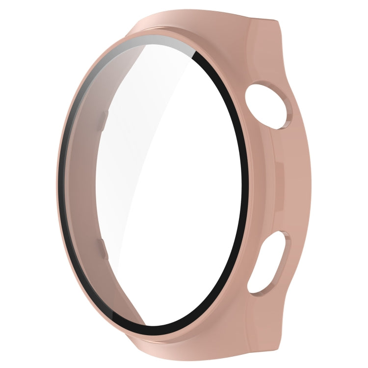 For Huawei Watch 4 Pro Space Edition PC + Curved Glass Film Integrated Watch Protective Case(Pink) by buy2fix