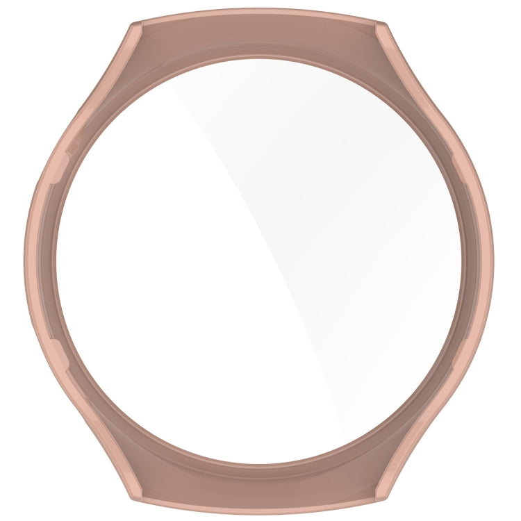 For Huawei Watch 4 Pro Space Edition PC + Curved Glass Film Integrated Watch Protective Case(Pink) by buy2fix
