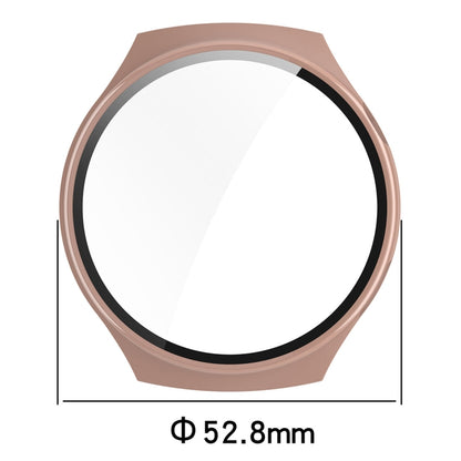 For Huawei Watch 4 Pro Space Edition PC + Curved Glass Film Integrated Watch Protective Case(Pink) by buy2fix