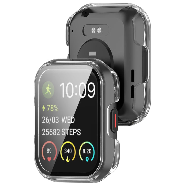For SKG V7 / V7 Pro Tempered Film Integrated PC Watch Protective Cover(Transparent) - Watch Case by buy2fix | Online Shopping UK | buy2fix