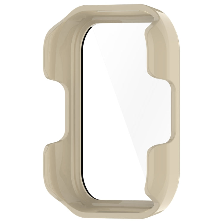 For SKG V7 / V7 Pro Tempered Film Integrated PC Watch Protective Cover(Ivory White) - Watch Case by buy2fix | Online Shopping UK | buy2fix