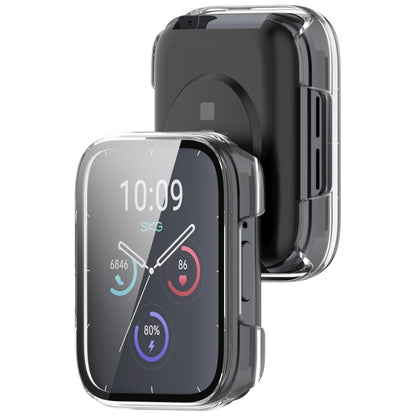 For SKG V9 Tempered Film Integrated PC Watch Protective Cover(Transparent) - Watch Case by buy2fix | Online Shopping UK | buy2fix
