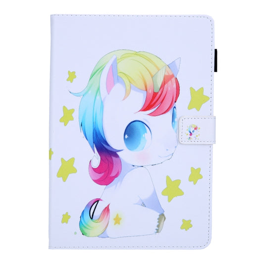For iPad Pro 11 2024 Colored Drawing Leather Smart Tablet Case(Unicorn Baby) - iPad Pro 11 2024 Cases by buy2fix | Online Shopping UK | buy2fix