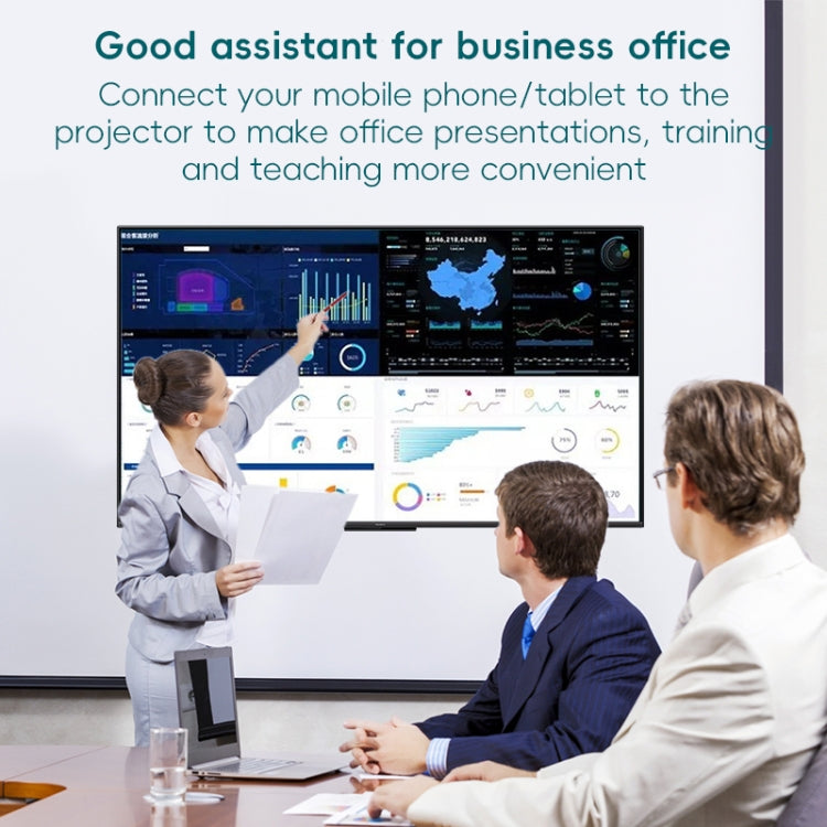 XM006 1080P iOS10.0 HDMI Mobile Phone AV Adapter(White) by buy2fix