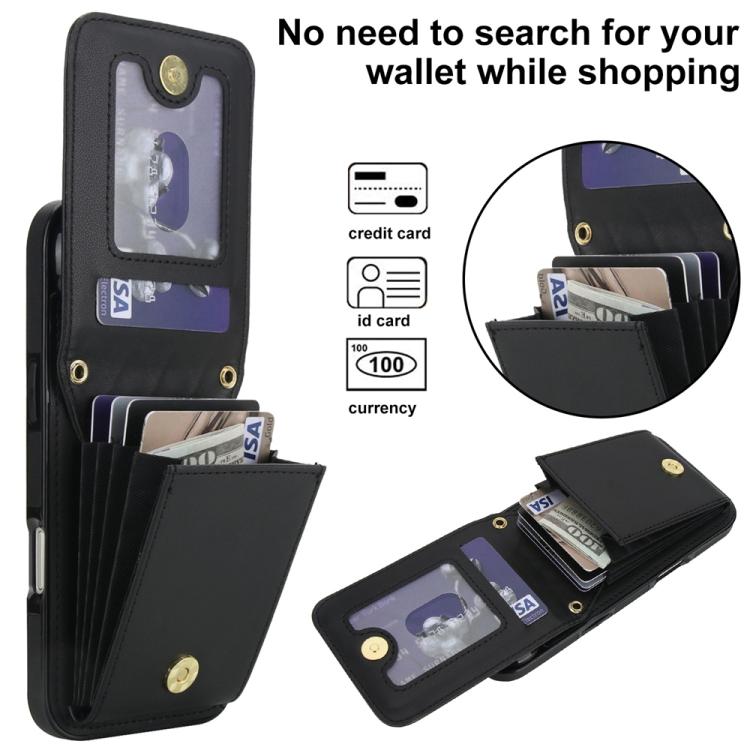 For iPhone Air YM015 Crossbody Rhombic Card Bag RFID Phone Case(Black) - iPhone Air Cases by buy2fix | Online Shopping UK | buy2fix