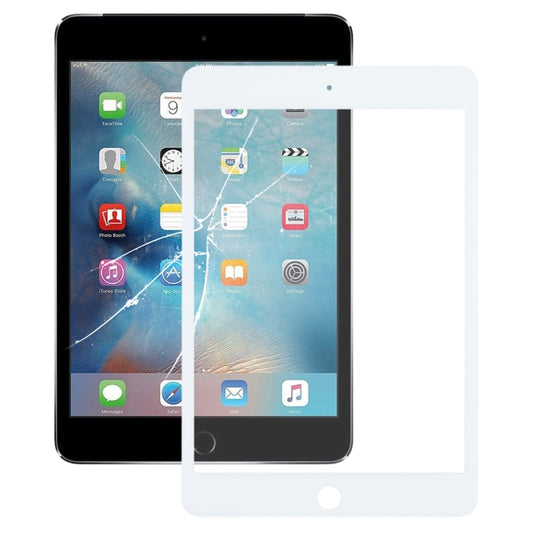 For iPad mini 4 Front Screen Outer Glass Lens with OCA Optically Clear Adhesive(White) by buy2fix