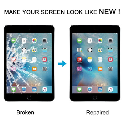 For iPad mini 4 Front Screen Outer Glass Lens with OCA Optically Clear Adhesive(White) by buy2fix