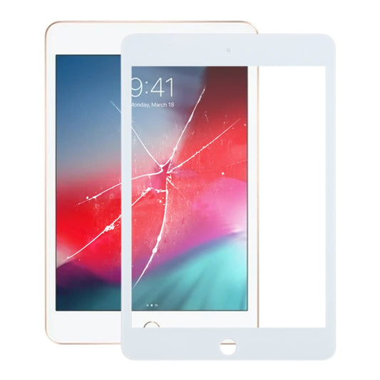 For iPad mini 5 Front Screen Outer Glass Lens with OCA Optically Clear Adhesive(White) by buy2fix