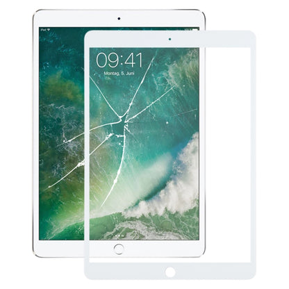 For iPad Pro 10.5 Front Screen Outer Glass Lens with OCA Optically Clear Adhesive(White) by buy2fix