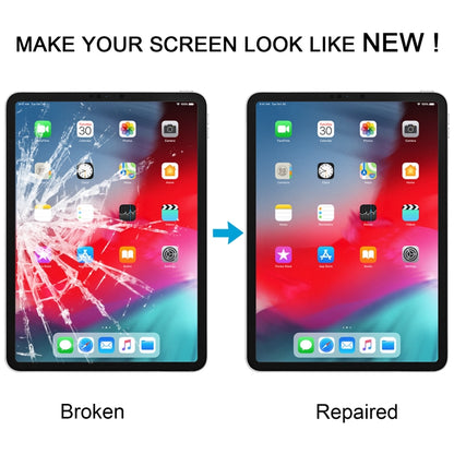 For iPad Pro 11 2018 2020 Front Screen Outer Glass Lens with OCA Optically Clear Adhesive(Black) by buy2fix