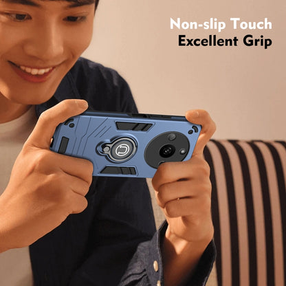 For Realme Narzo 60 5G Ring Holder Phone Case(Royal Blue) - Realme Cases by buy2fix | Online Shopping UK | buy2fix