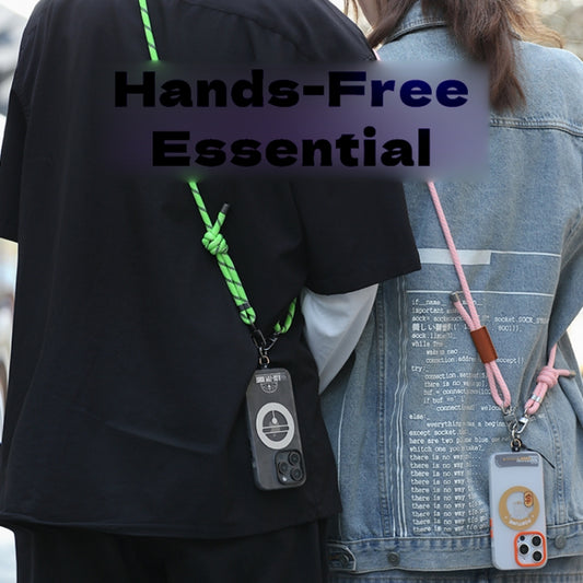 ROCK Multifunctional Luminous Phone Crossbody Lanyard Wrist Lanyard(Fluorescent Green) - Lanyards & Wrist Straps by ROCK | Online Shopping UK | buy2fix