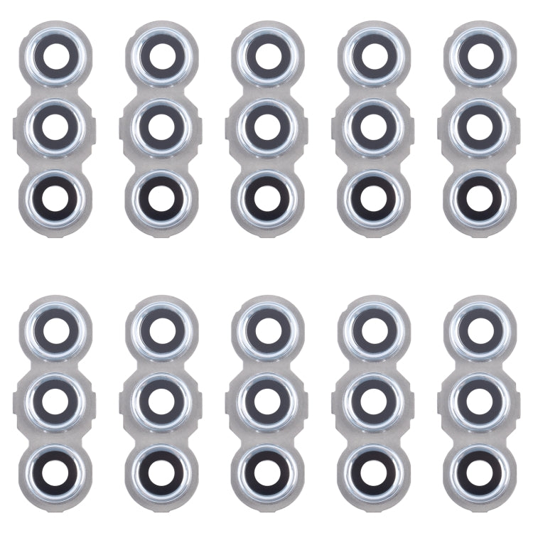 For Samsung Galaxy C55 SM-C556 10pcs Original Rear Camera Lens Cover(Silver) - Camera Series by buy2fix | Online Shopping UK | buy2fix