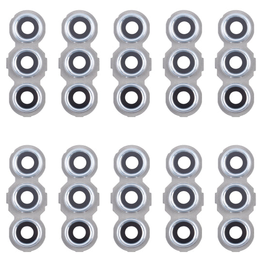 For Samsung Galaxy C55 SM-C556 10pcs Original Rear Camera Lens Cover(Silver)