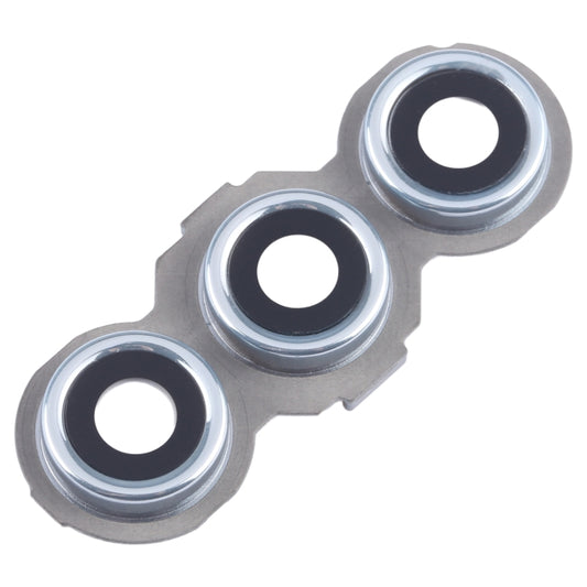 For Samsung Galaxy M55 SM-M556 10pcs Original Rear Camera Lens Cover(Silver) - Camera Series by buy2fix | Online Shopping UK | buy2fix