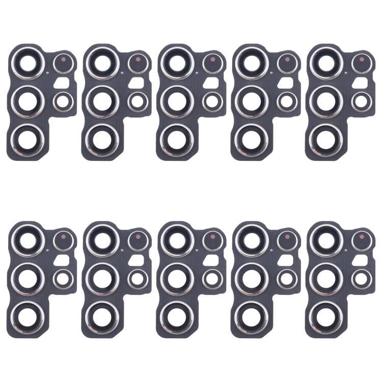 For Samsung Galaxy S24 Ultra SM-S928B 10pcs Original Rear Camera Lens Cover(Silver) - Camera Series by buy2fix | Online Shopping UK | buy2fix