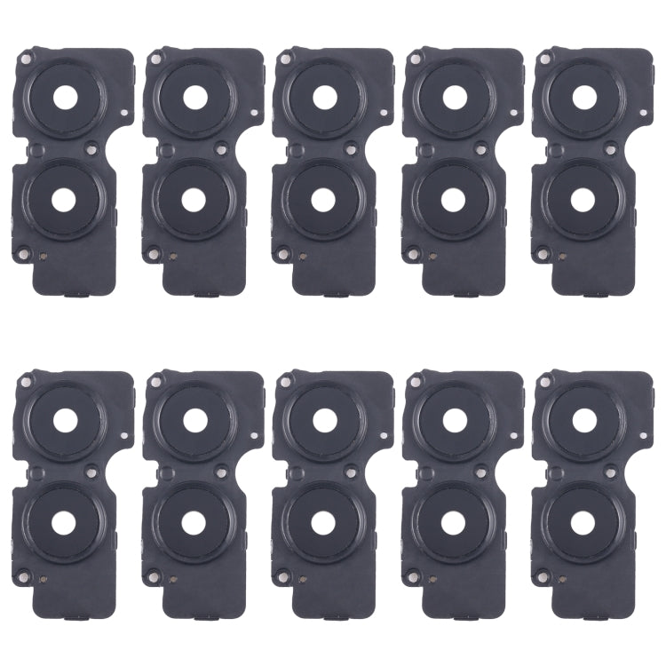 For Samsung Galaxy A05 SM-A055F 10pcs Original Rear Camera Lens Cover(Black) - Camera Series by buy2fix | Online Shopping UK | buy2fix
