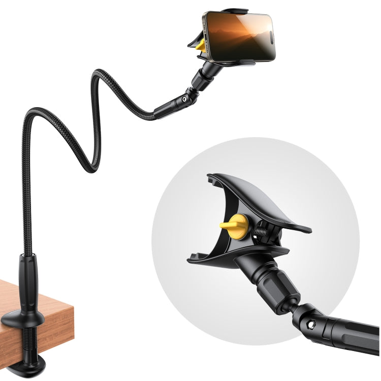 JOYROOM JR-ZS389 Lazy Desktop Phone Holder(Black) - Lazy Bracket by JOYROOM | Online Shopping UK | buy2fix