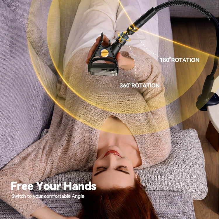 JOYROOM JR-ZS389 Lazy Desktop Phone Holder(Black) - Lazy Bracket by JOYROOM | Online Shopping UK | buy2fix