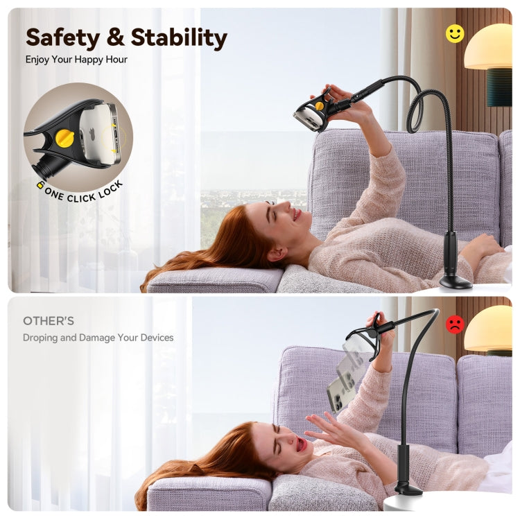 JOYROOM JR-ZS389 Lazy Desktop Phone Holder(White) - Lazy Bracket by JOYROOM | Online Shopping UK | buy2fix