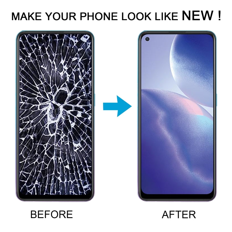 For OPPO A95 4G OLED LCD Screen Digitizer Full Assembly with Frame by buy2fix