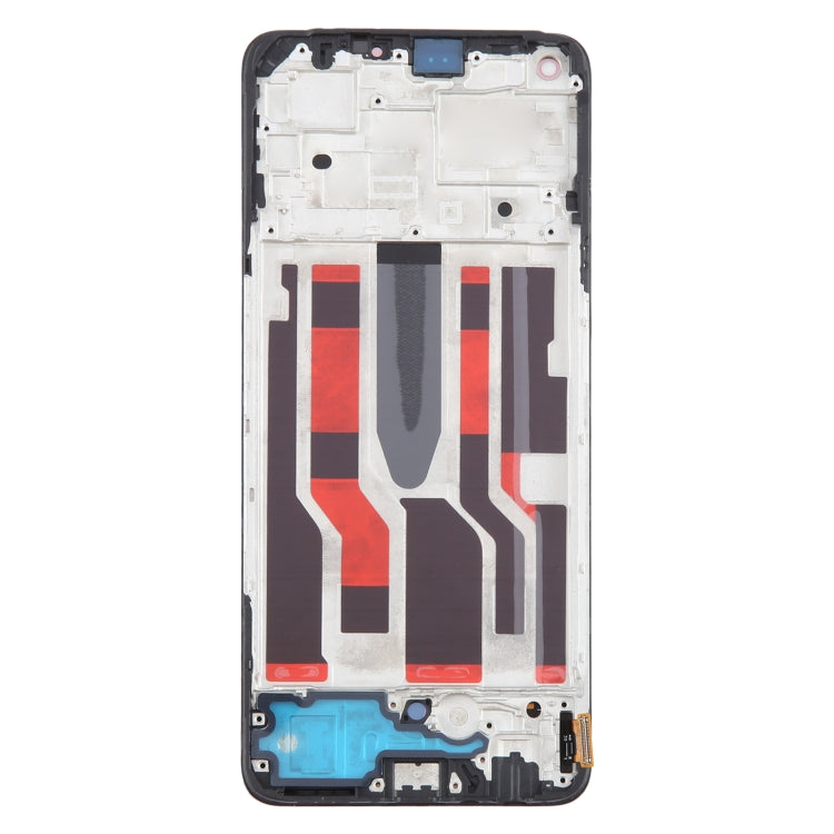 For OPPO Reno7 Lite OLED LCD Screen Digitizer Full Assembly with Frame by buy2fix
