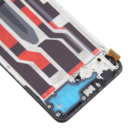 For OPPO Reno7 Lite OLED LCD Screen Digitizer Full Assembly with Frame by buy2fix