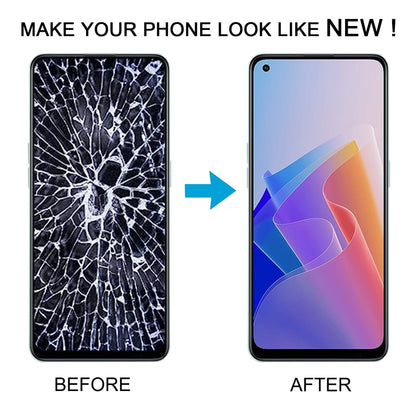 For OPPO Reno7 Lite OLED LCD Screen Digitizer Full Assembly with Frame by buy2fix