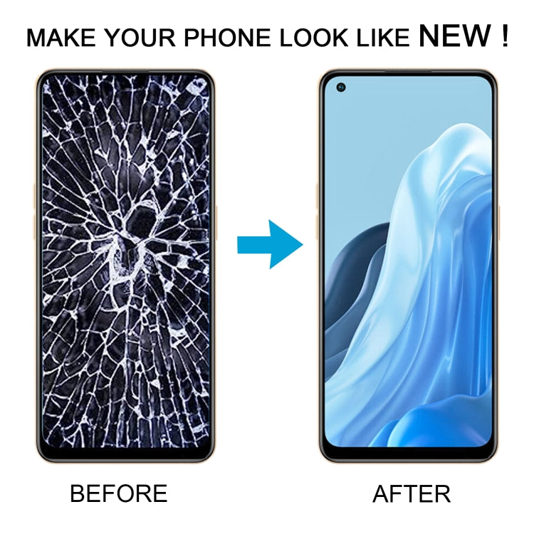 For OPPO Reno7 4G OLED LCD Screen Digitizer Full Assembly with Frame by buy2fix