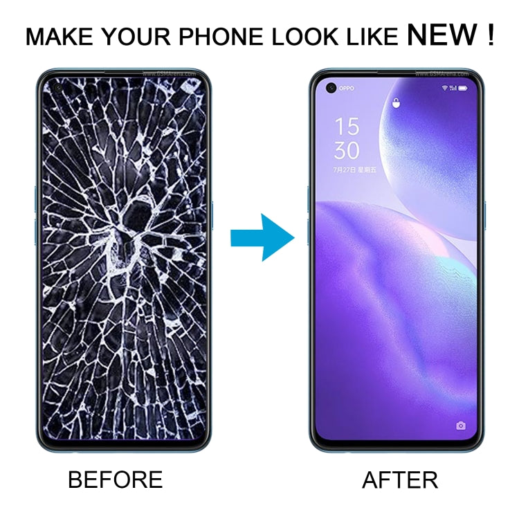 For OPPO Find X3 Lite OLED LCD Screen Digitizer Full Assembly with Frame by buy2fix