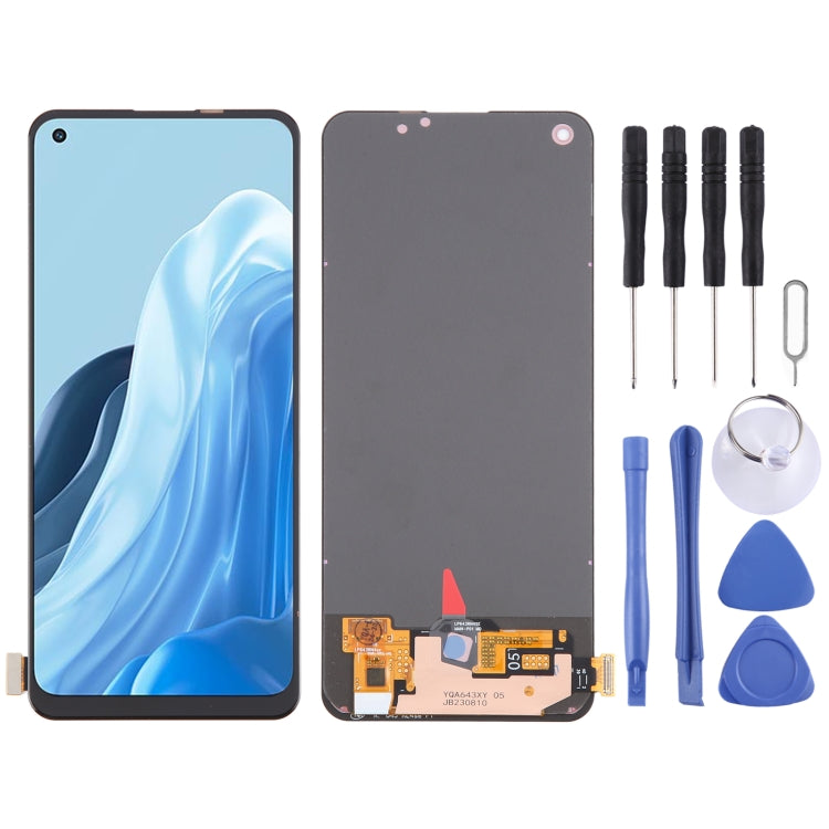 For OPPO Reno7 5G OLED LCD Screen with Digitizer Full Assembly by buy2fix