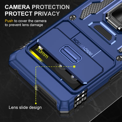 For Google Pixel 9/9 Pro Armor PC + TPU Camera Shield Phone Case(Navy Blue) by buy2fix