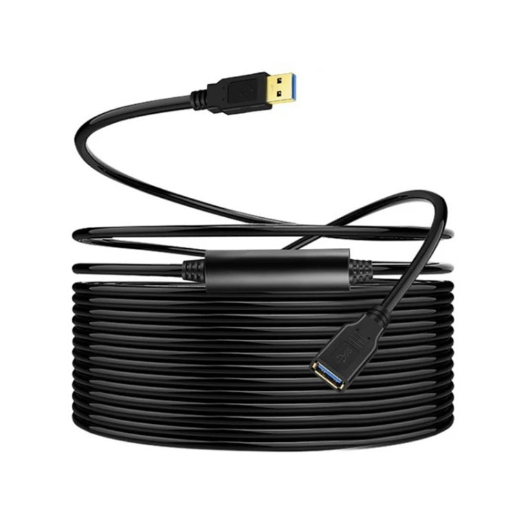USB 3.0 Female To USB 3.0 Male PVC Cable, Length:2m(Black) by buy2fix