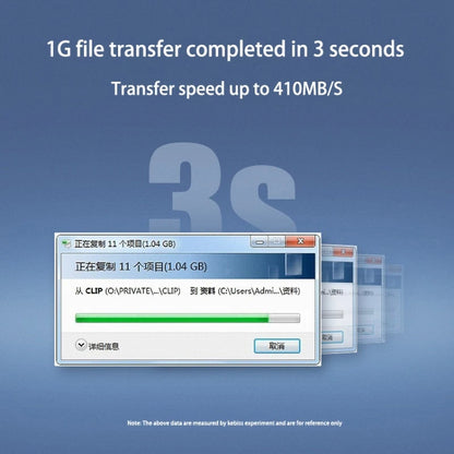 USB 3.0 Female To USB 3.0 Male PVC Cable, Length:2m(Black) by buy2fix